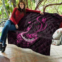 Survivor Melody Pink Quilt Breast Cancer Polynesian Pattern LT01 - Polynesian Pride