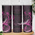 Personalised Survivor Melody Pink Skinny Tumbler Breast Cancer Polynesian Pattern