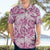 Pink Ribbon Hibiscus Tropical Pattern Hawaiian Shirt Breast Cancer