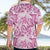 Pink Ribbon Hibiscus Tropical Pattern Hawaiian Shirt Breast Cancer