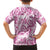 Pink Ribbon Hibiscus Tropical Pattern Hawaiian Shirt Breast Cancer