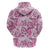 Pink Ribbon Hibiscus Tropical Pattern Hoodie Breast Cancer