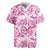 Pink Ribbon Hibiscus Tropical Pattern Rugby Jersey Breast Cancer