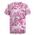 Pink Ribbon Hibiscus Tropical Pattern Rugby Jersey Breast Cancer