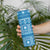 Fiji Masi All Blue Skinny Tumbler Tapa Pattern - Polynesian Pride