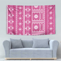 Fiji Masi All Pink Tapestry Tapa Pattern - Polynesian Pride