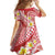 Plumeria Polynesian Coral Glitter Pattern Family Matching Mermaid Dress and Hawaiian Shirt