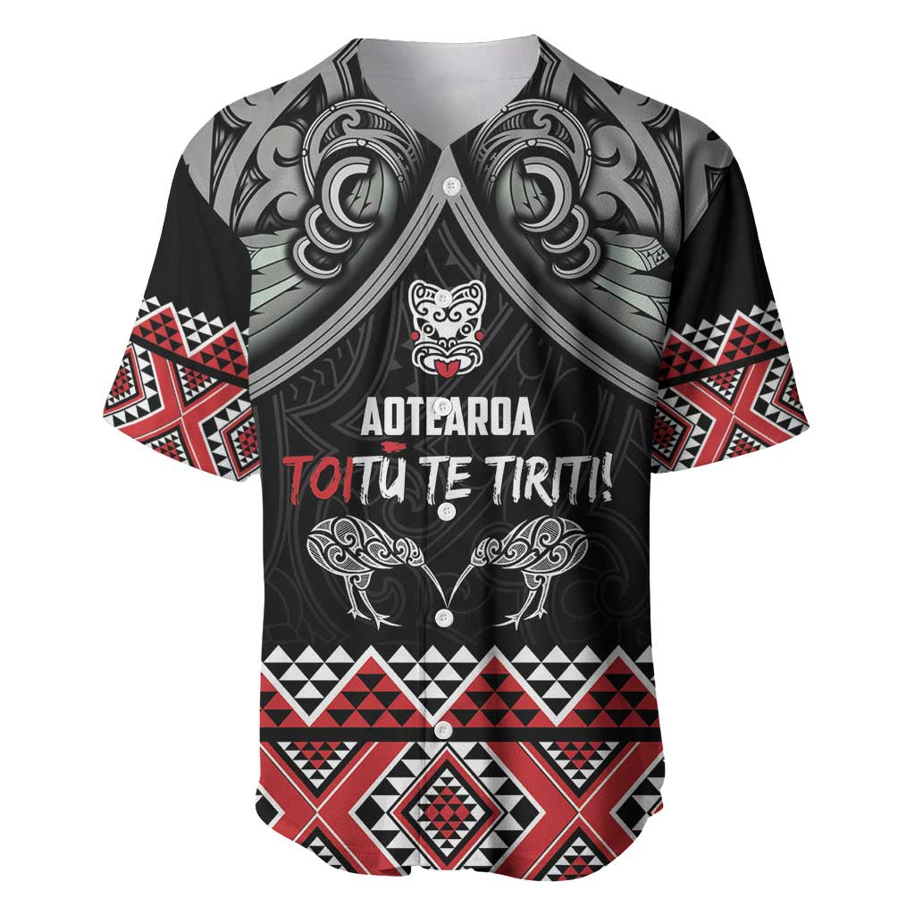 Aotearoa Toitu Te Tiriti Waitangi Baseball Jersey Proud To Be Maori