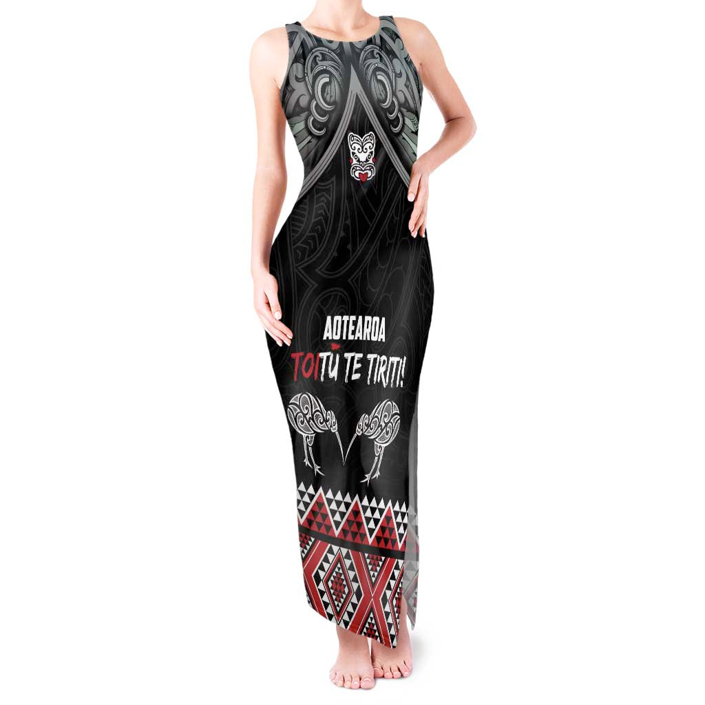 Aotearoa Toitu Te Tiriti Waitangi Tank Maxi Dress Proud To Be Maori