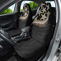 Beige Polynesian Starfish Unique Pattern Car Seat Cover