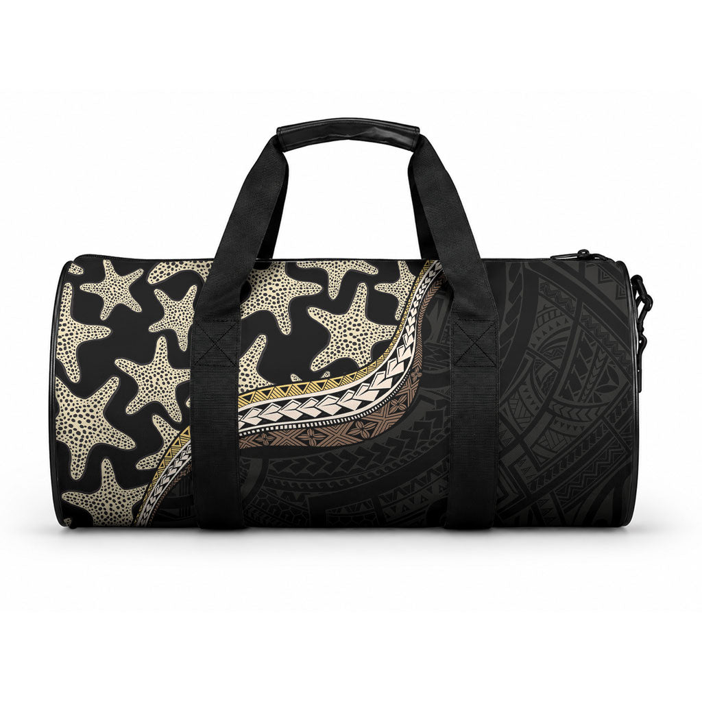 Beige Polynesian Starfish Unique Pattern Duffle Bag LT01 One size Beige - Polynesian Pride