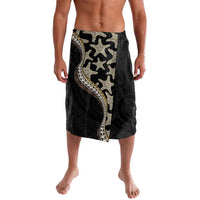 Beige Polynesian Starfish Unique Pattern Lavalava
