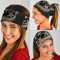 Beige Polynesian Starfish Unique Pattern Neck Gaiter