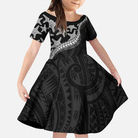 Monotone Polynesian Starfish Unique Pattern Family Matching Puletasi and Hawaiian Shirt