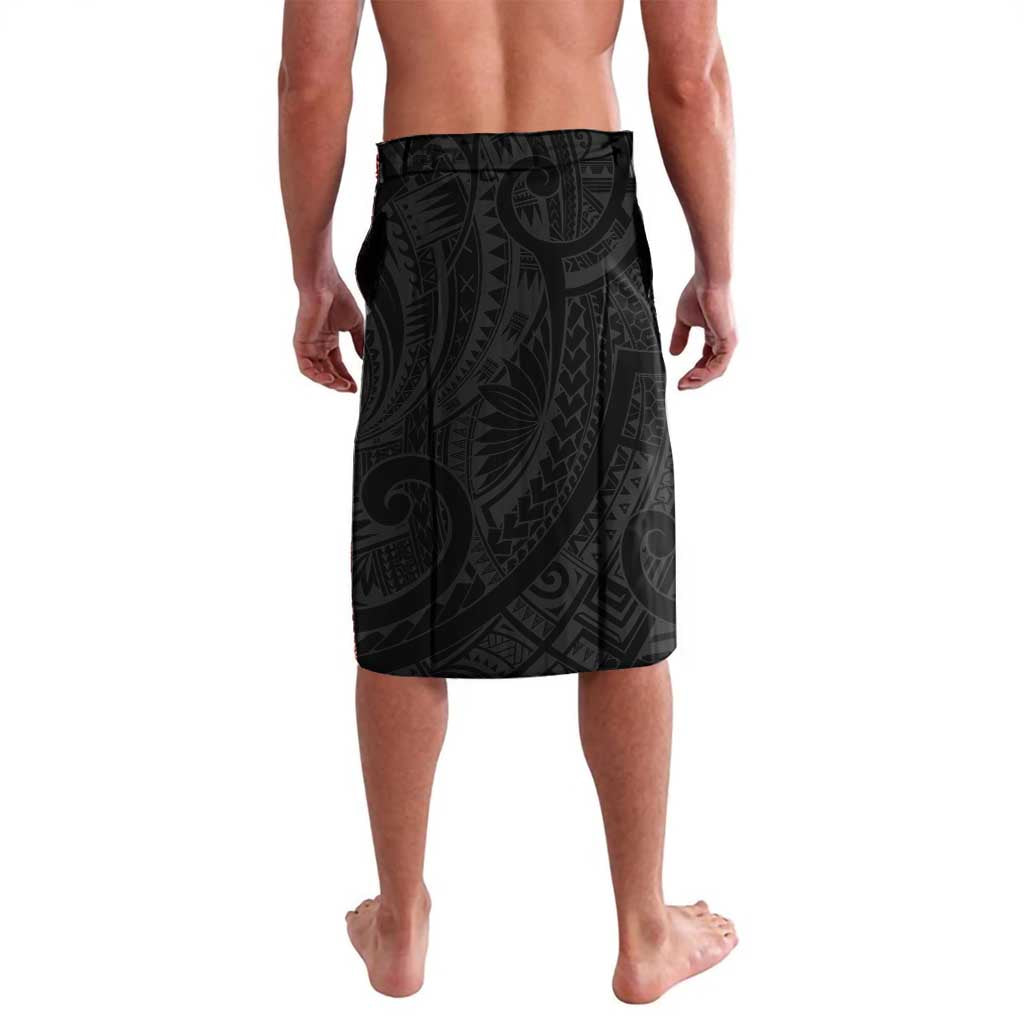 Monotone Polynesian Starfish Unique Pattern Lavalava
