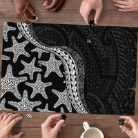 Monotone Polynesian Starfish Unique Pattern Puzzle