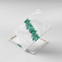 Hawaii Tropical Leaves Canvas Wall Art Polynesian Pattern