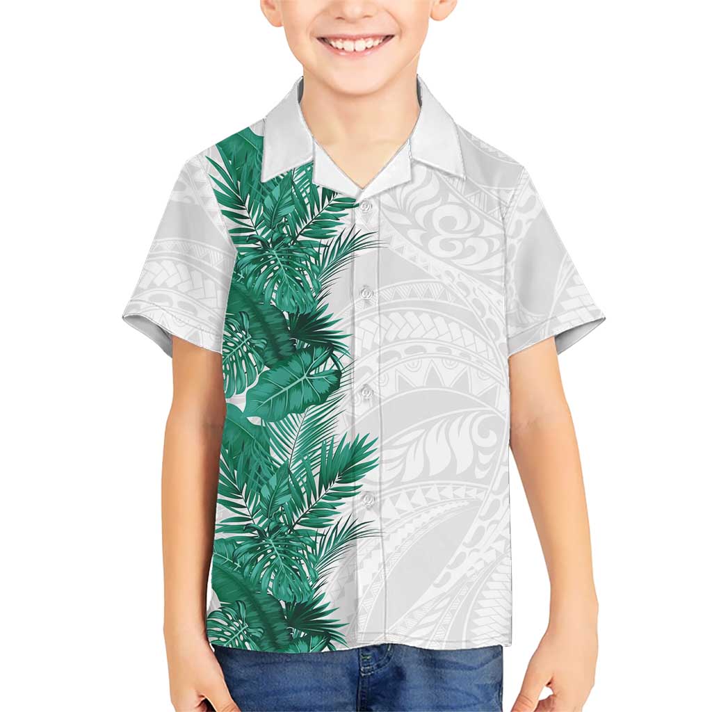 Hawaii Tropical Leaves Hawaiian Shirt Polynesian Pattern