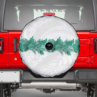 Hawaii Tropical Leaves Spare Tire Cover Polynesian Pattern