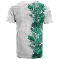 Hawaii Tropical Leaves T Shirt Polynesian Pattern