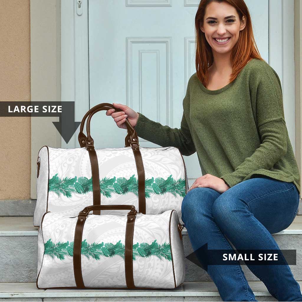 Hawaii Tropical Leaves Travel Bag Polynesian Pattern