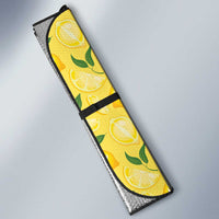 Hawaii Lemon Palaka Auto Sun Shade Striped Stylized