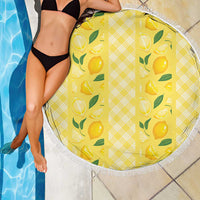 Hawaii Lemon Palaka Beach Blanket Striped Stylized