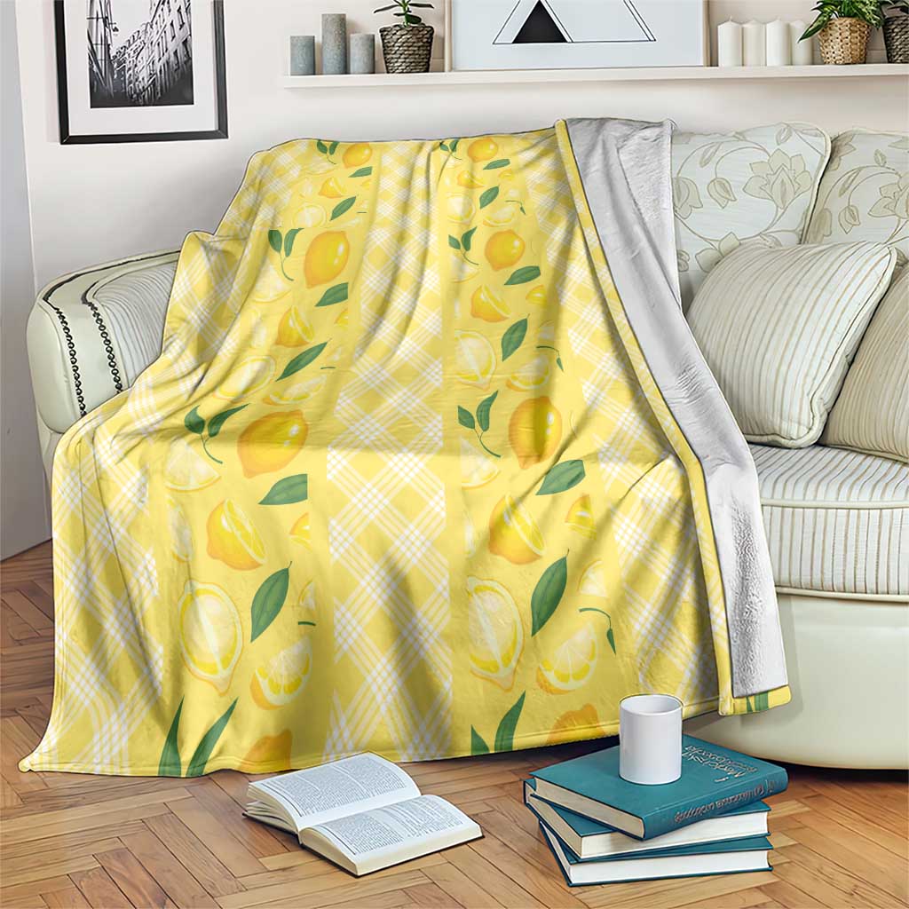 Hawaii Lemon Palaka Blanket Striped Stylized