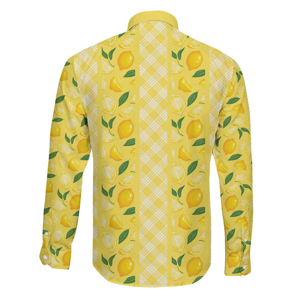 Hawaii Lemon Palaka Family Matching Off Shoulder Maxi Dress and Hawaiian Shirt Striped Stylized