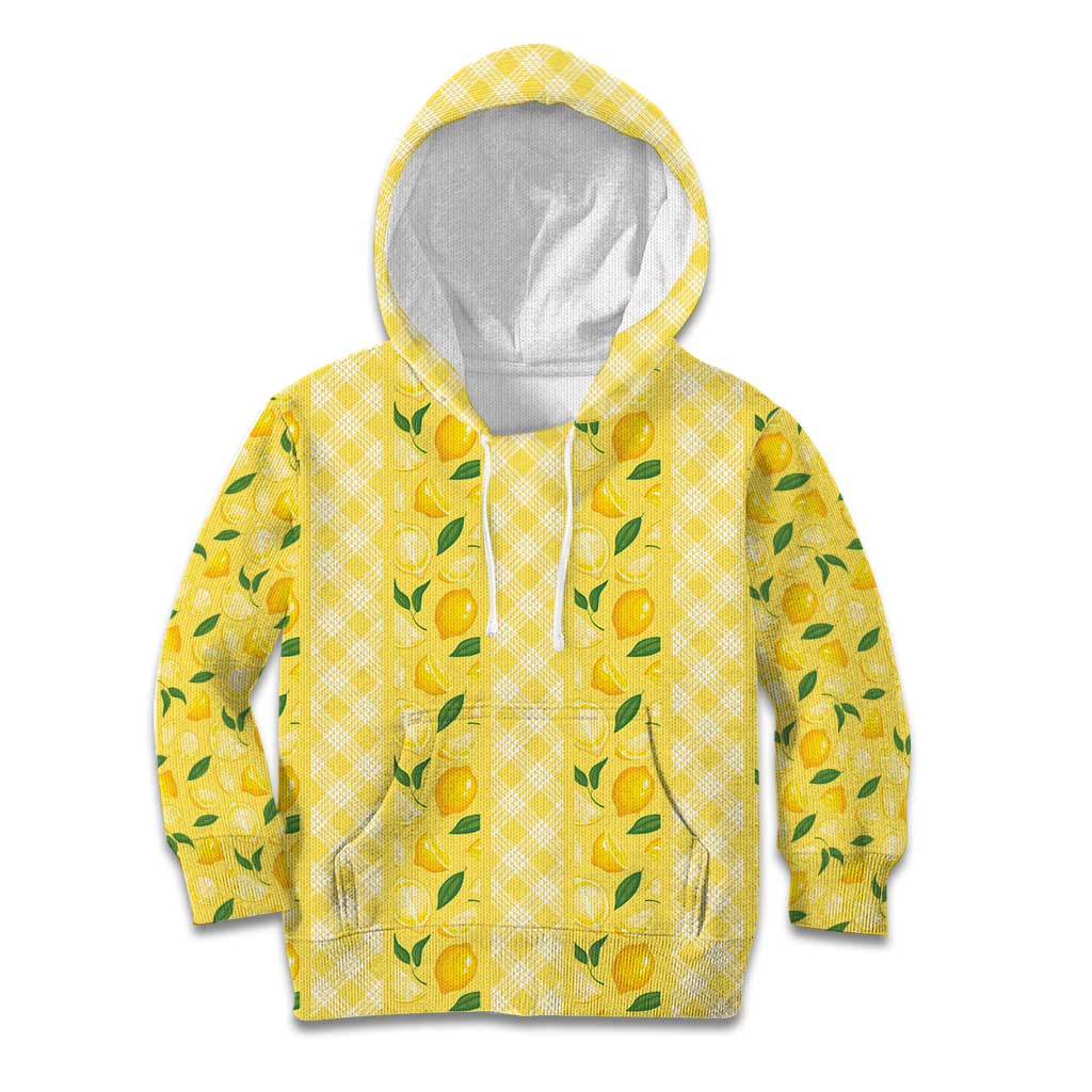 Hawaii Lemon Palaka Kid Hoodie Striped Stylized