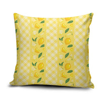 Hawaii Lemon Palaka Pillow Cover Striped Stylized