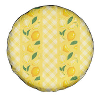 Hawaii Lemon Palaka Spare Tire Cover Striped Stylized