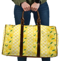 Hawaii Lemon Palaka Travel Bag Striped Stylized