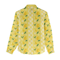 Hawaii Lemon Palaka Women Casual Shirt Striped Stylized
