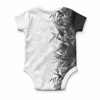Hawaii Tropical Plant Monochrome Baby Onesie Vibrant Polynesian Pattern LT01 - Polynesian Pride