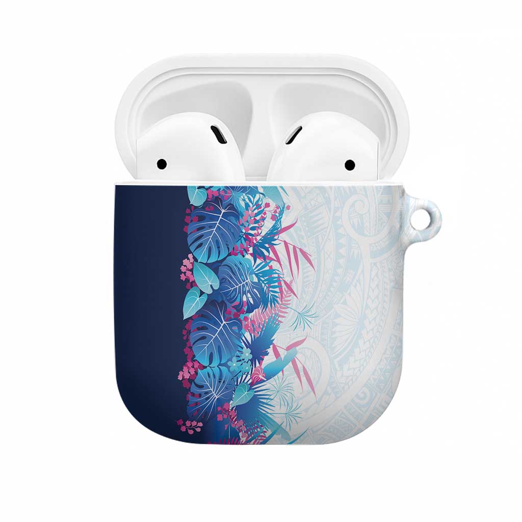 Hawaii Tropical Plant UliUli AirPods Case Vibrant Polynesian Pattern