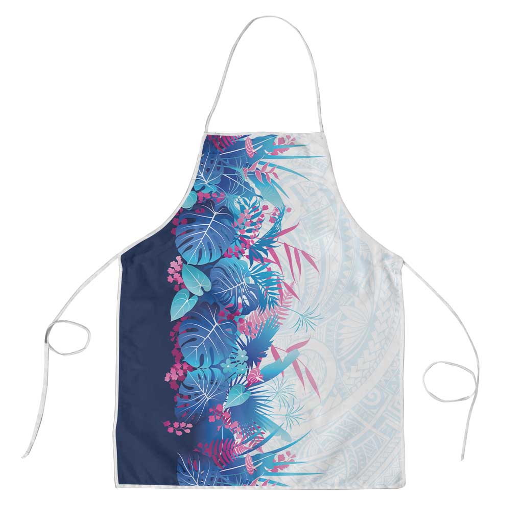 Hawaii Tropical Plant UliUli Apron Vibrant Polynesian Pattern