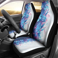 Hawaii Tropical Plant UliUli Car Seat Cover Vibrant Polynesian Pattern