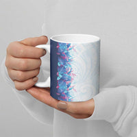 Hawaii Tropical Plant UliUli Ceramic Mug Vibrant Polynesian Pattern