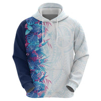 Hawaii Tropical Plant UliUli Hoodie Vibrant Polynesian Pattern