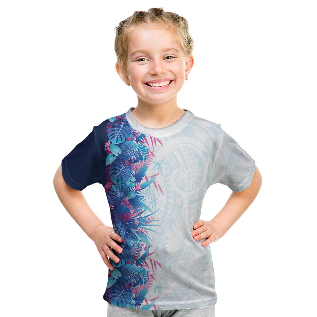 Hawaii Tropical Plant UliUli Kid T Shirt Vibrant Polynesian Pattern