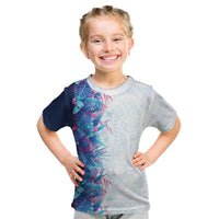 Hawaii Tropical Plant UliUli Kid T Shirt Vibrant Polynesian Pattern