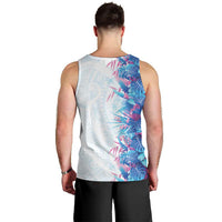 Hawaii Tropical Plant UliUli Men Tank Top Vibrant Polynesian Pattern