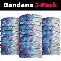 Hawaii Tropical Plant UliUli Neck Gaiter Vibrant Polynesian Pattern