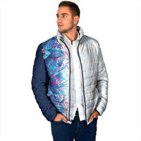 Hawaii Tropical Plant UliUli Padded Jacket Vibrant Polynesian Pattern