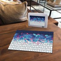 Hawaii Tropical Plant UliUli Puzzle Vibrant Polynesian Pattern