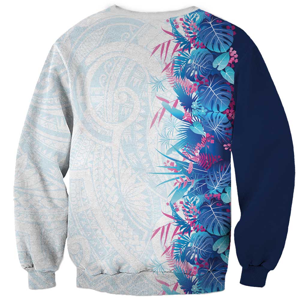 Hawaii Tropical Plant UliUli Sweatshirt Vibrant Polynesian Pattern