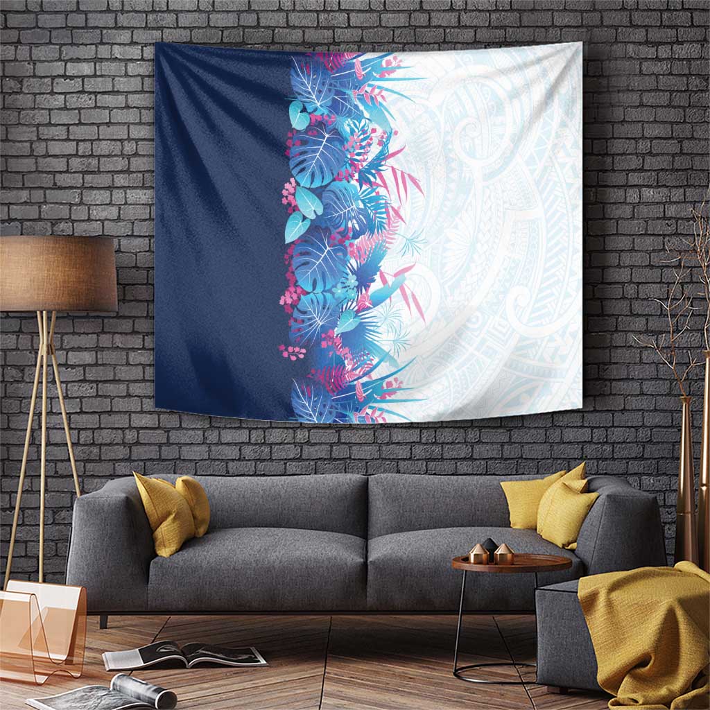 Hawaii Tropical Plant UliUli Tapestry Vibrant Polynesian Pattern