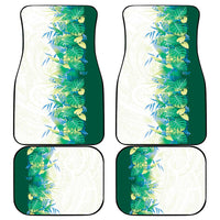 Hawaii Tropical Plant Omaomao Car Mats Vibrant Polynesian Pattern
