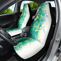Hawaii Tropical Plant Omaomao Car Seat Cover Vibrant Polynesian Pattern